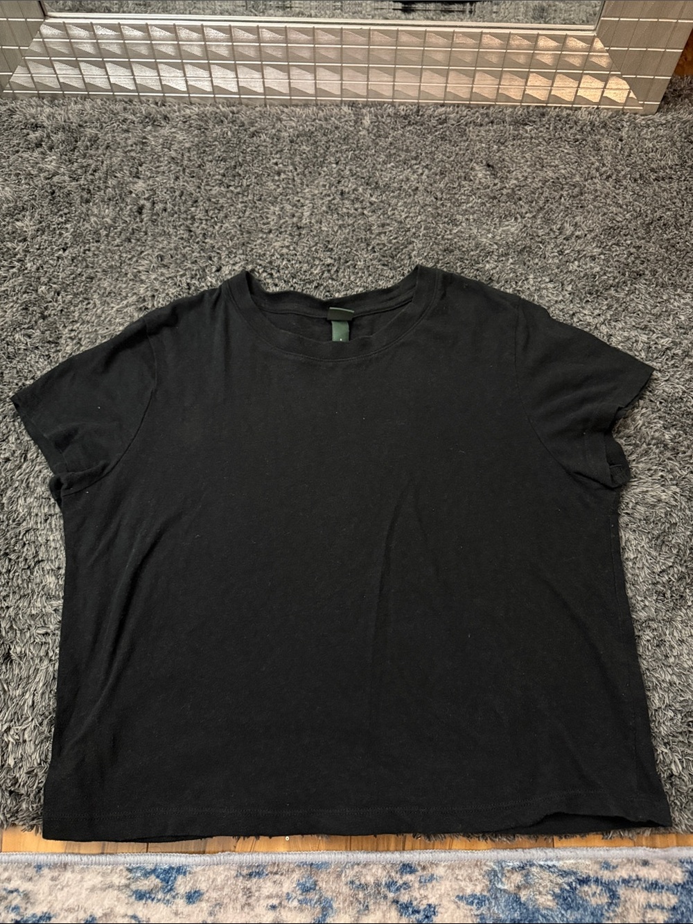 wild fable Black Short-Sleeve Crew Tee